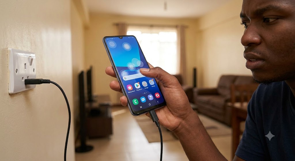 Why phone screens glitch when charging