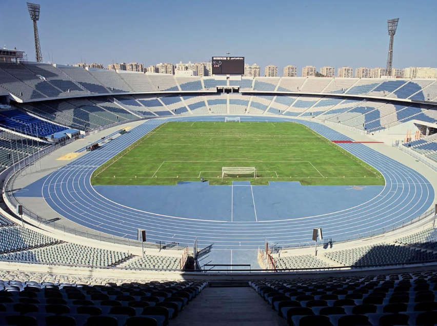The aerial view of the Cairo International Stadium in Cairo, Egypt. PHOTO/https://www.facebook.com/dendairysports