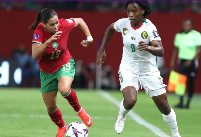 A WAFCON 2026 semi-final action between Cameroon and Morocco on Wednesday, August 12, 2026. PHOTO/https://www.cafonline.com