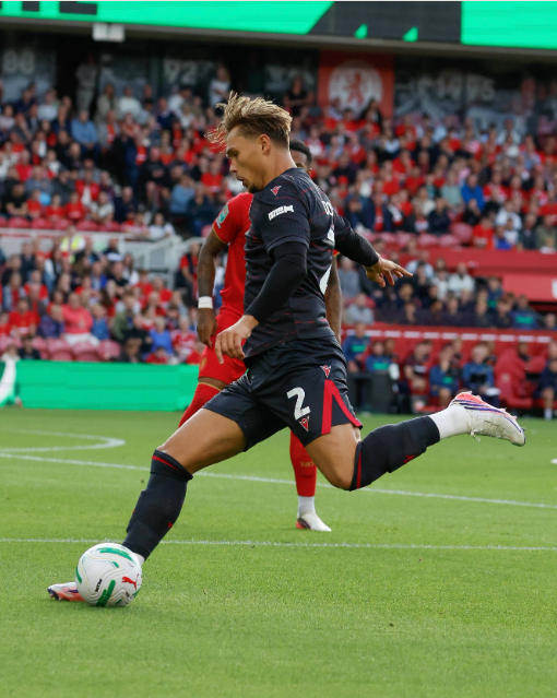 A Carabao Cup action between Wrexham and Middlesbrough on Friday, August 7, 2026. PHOTO/https://www.facebook.com/wrexhamfootballclub/photos