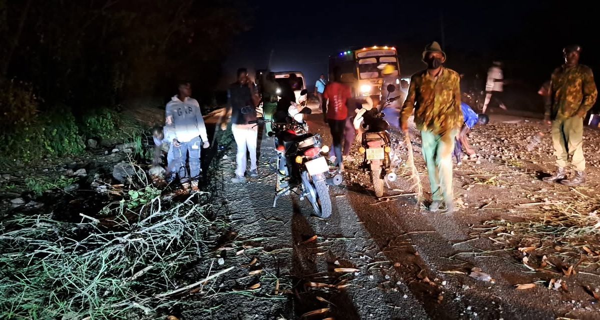Mediamax car burnt, cameraman badly injured by goons at Linda Mwananchi rally in Homa Bay