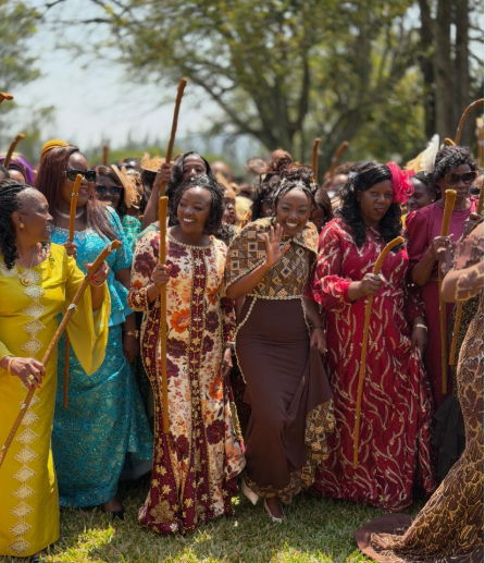 Charlene Ruto's Koito: Why Rachel, Ida Odinga and other women were carrying long brown curved sticks