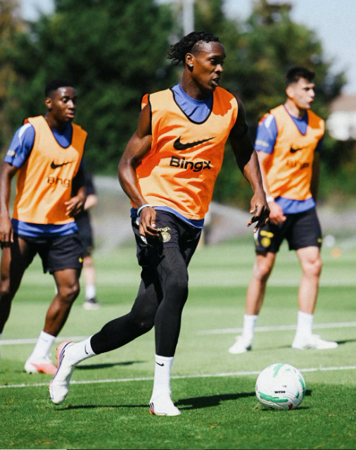 Chelsea players in training ahead of their clash with Brighton on Sunday, August 30, 2026. PHOTO/https://www.facebook.com/ChelseaFC/photos