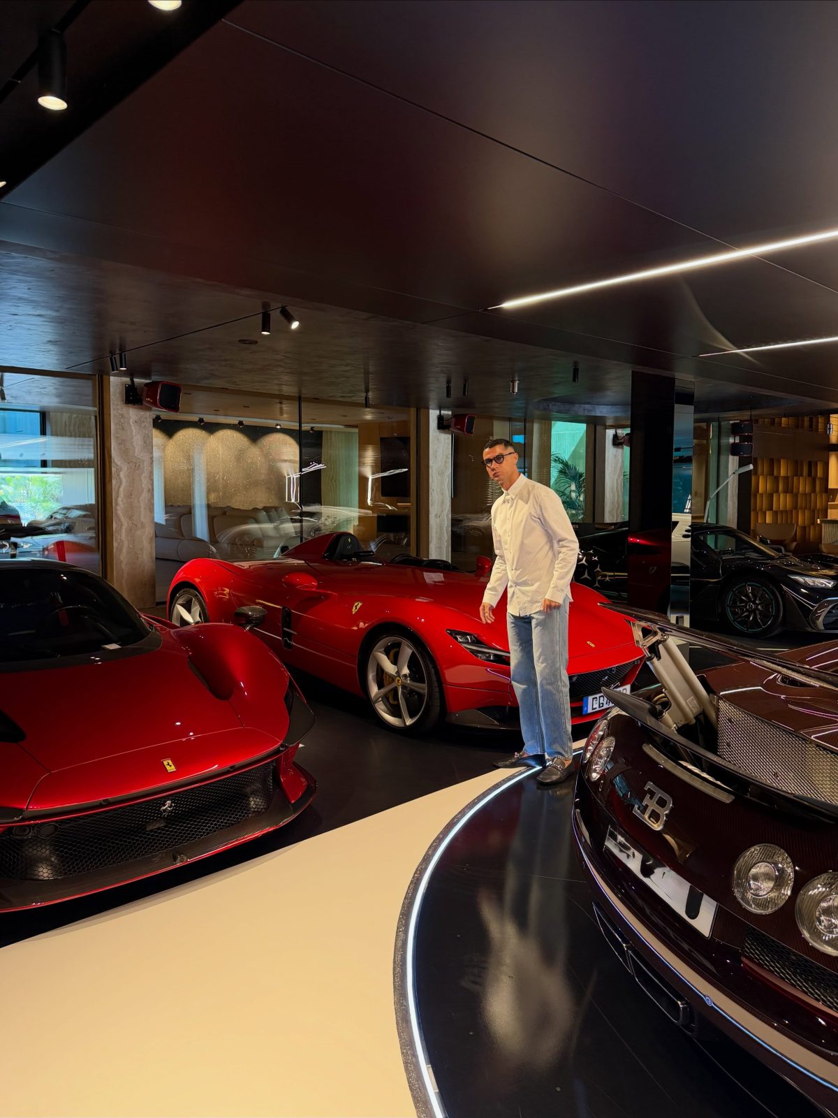 Off pitch trophies, Ronaldo parades ultra-exclusive hypercars