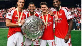 Arsenal fans vote new star Christos Tzolis as Player of the Match in Community Shield victory