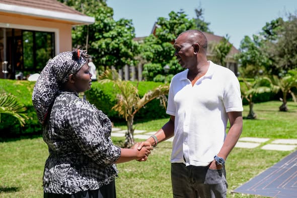 Oscar Sudi with Jemutai. PHOTO/https://www.facebook.com/riftvalleypoliticske