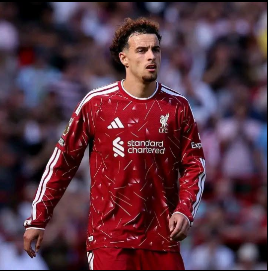 Liverpool midfielder Curtis Jones. PHOTO/https://www.facebook.com/profile.php?id=100090315858893