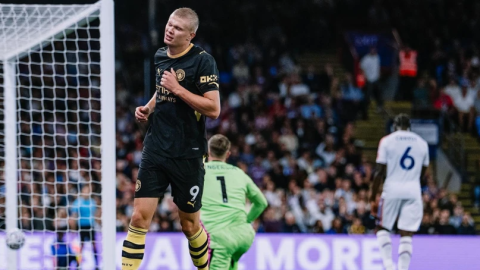 Golden Boot race: Haaland reacts after bagging a brace against Crystal Palace