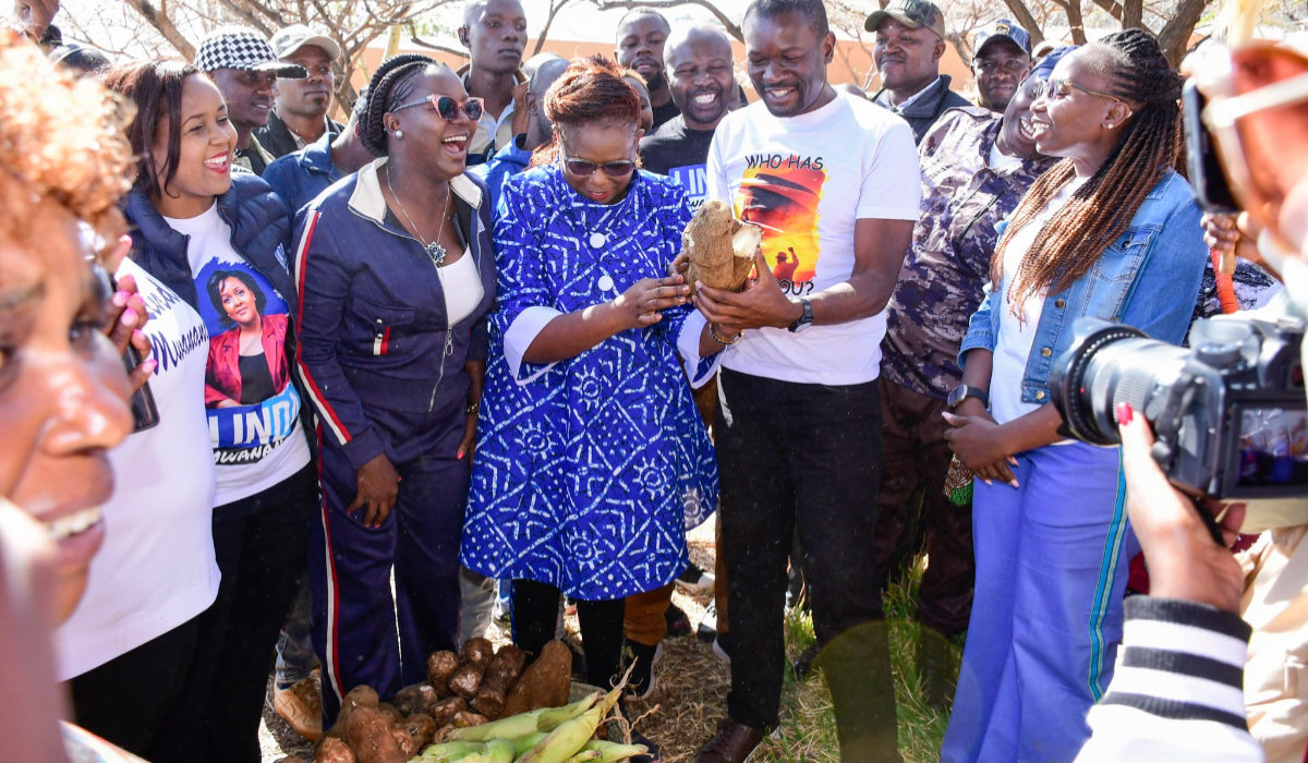 Nishapigwa a month’s supply of yams: Sifuna elated after receiving gifts in Meru