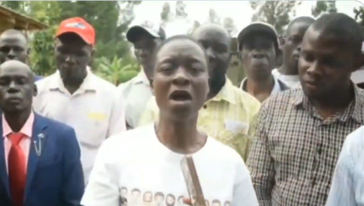 Mother of the deceased Eunice Kisiangani. PHOTO/screengrab by K24 Digital from video shared online