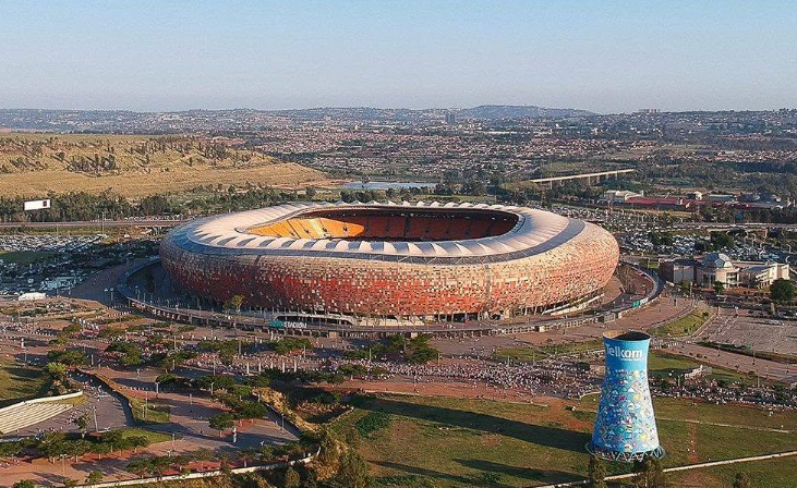 The aerial view of South Africa's FNB Stadium. PHOTO/https://www.facebook.com/africanitesmedia