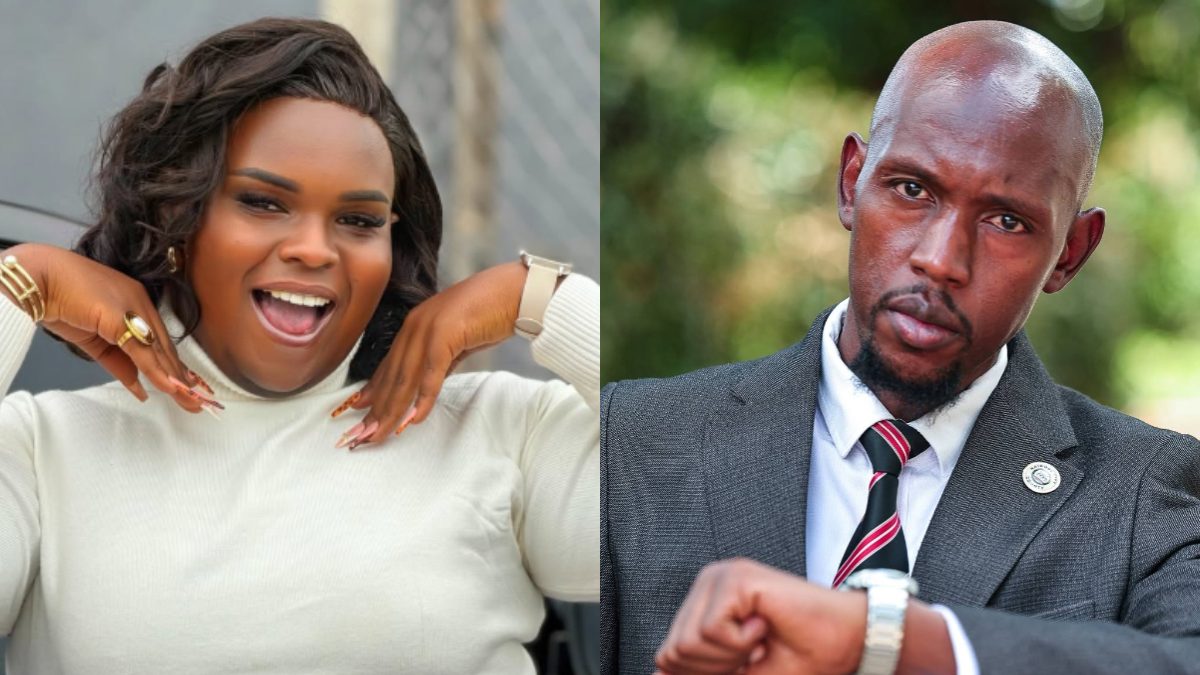 ‘Baby girl ameiva’: Kinuthia claps back after Mosiria warns him against cross-dressing