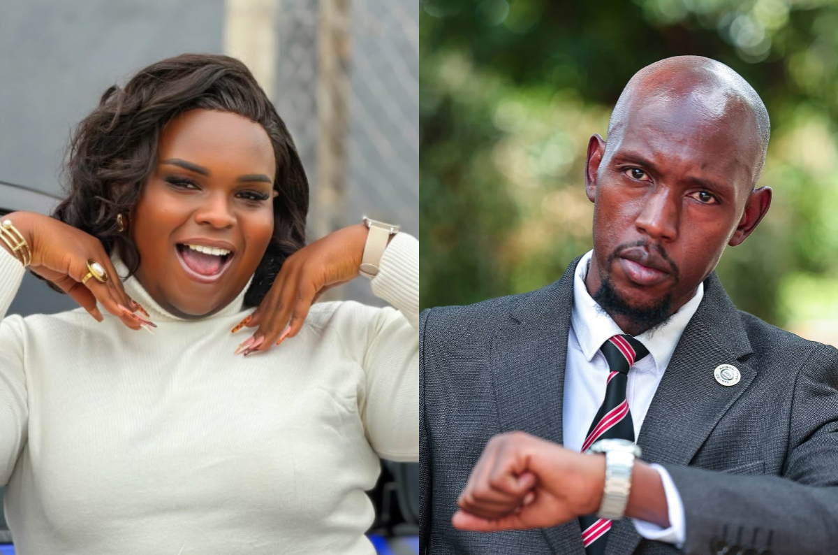 ‘Baby girl ameiva’: Kinuthia claps back after Mosiria warns him against cross-dressing