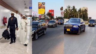 Diamond, Zuchu make lavish hospital exit under tight luxury convoy led by Rolls-Royce