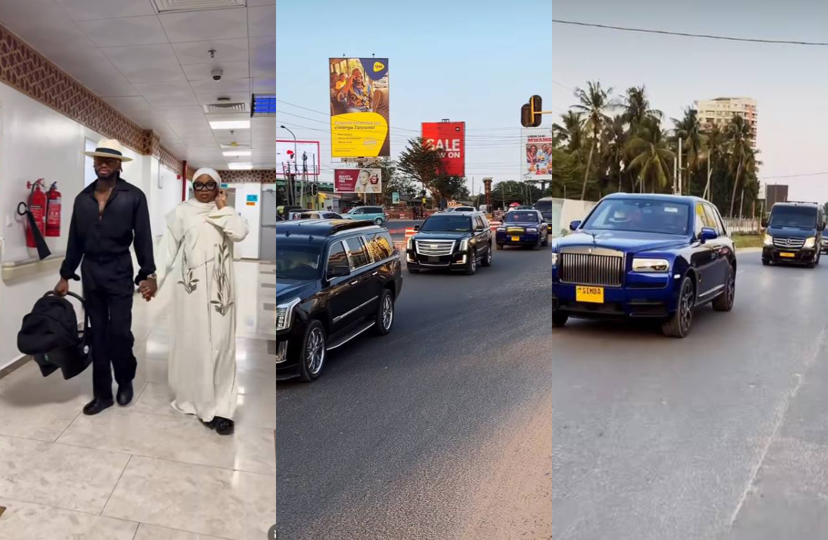 Diamond, Zuchu make lavish hospital exit under tight luxury convoy led by Rolls-Royce
