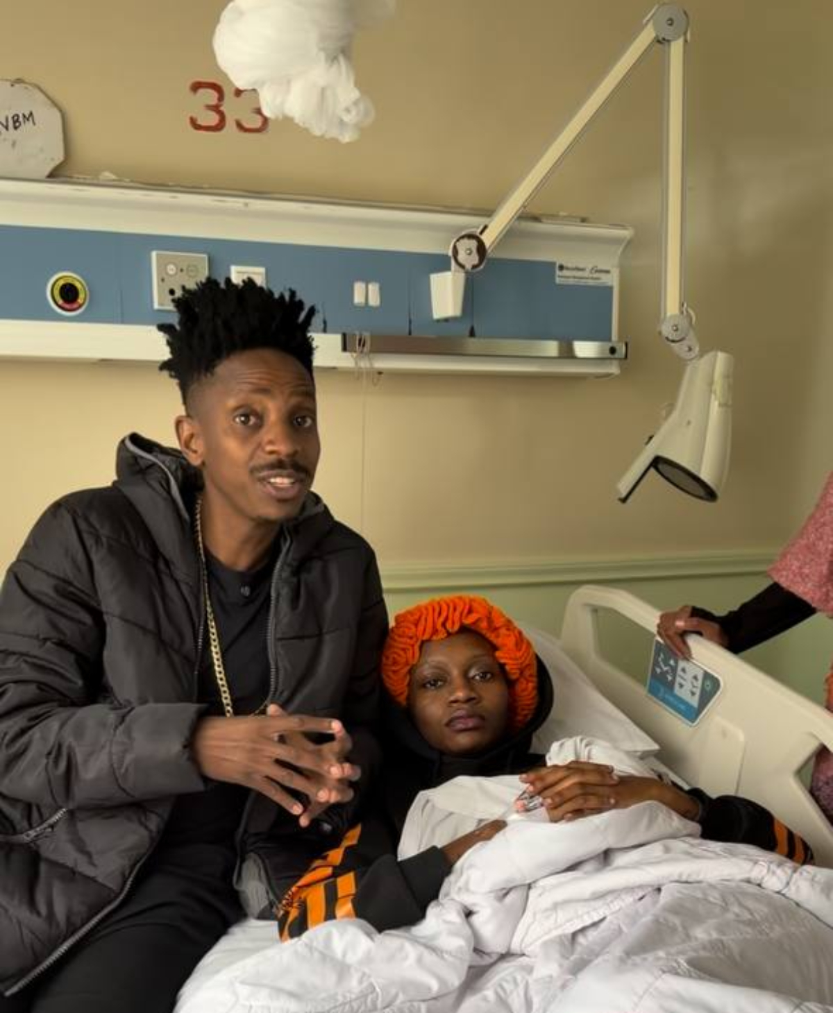 Eric Omondi makes emotional appeal after visiting Natalie Githinji in hospital