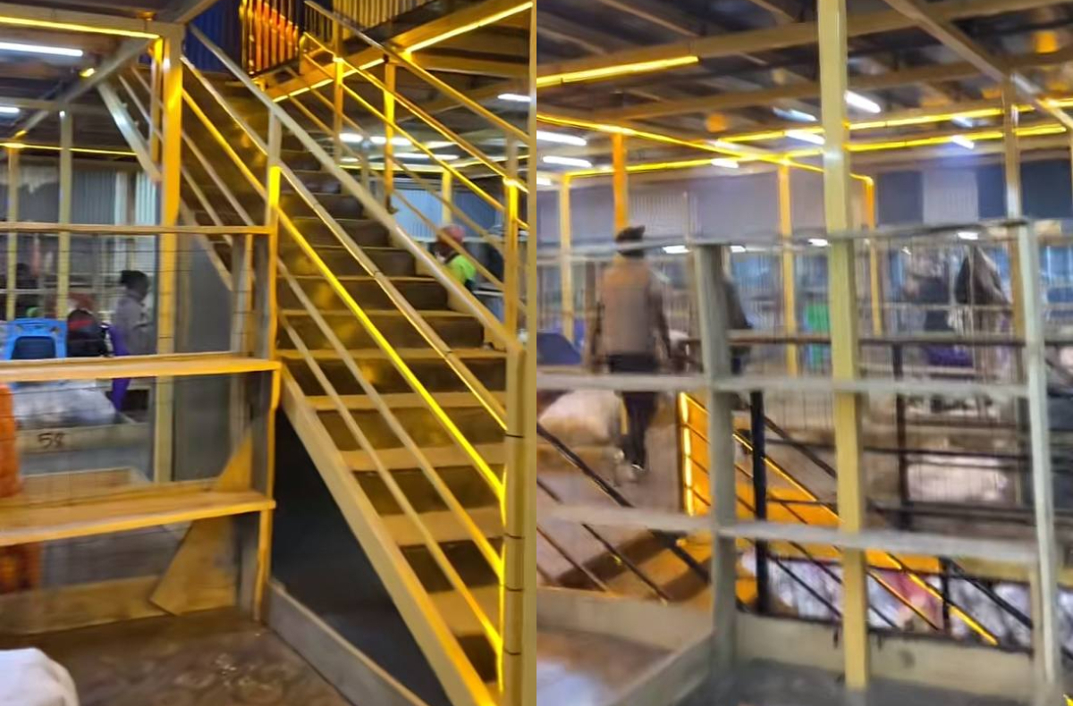 'Ni kama mall': TikToker gives glimpse of newly built Gikomba Market with neon lights inside