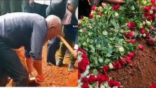 Khalwale, sons take lead in heaping soil onto wife’s grave as burial ends on emotional note