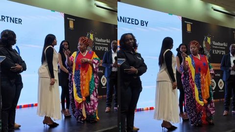 Expo momentarily halts after headlining Tanzanian actress is unable to speak English