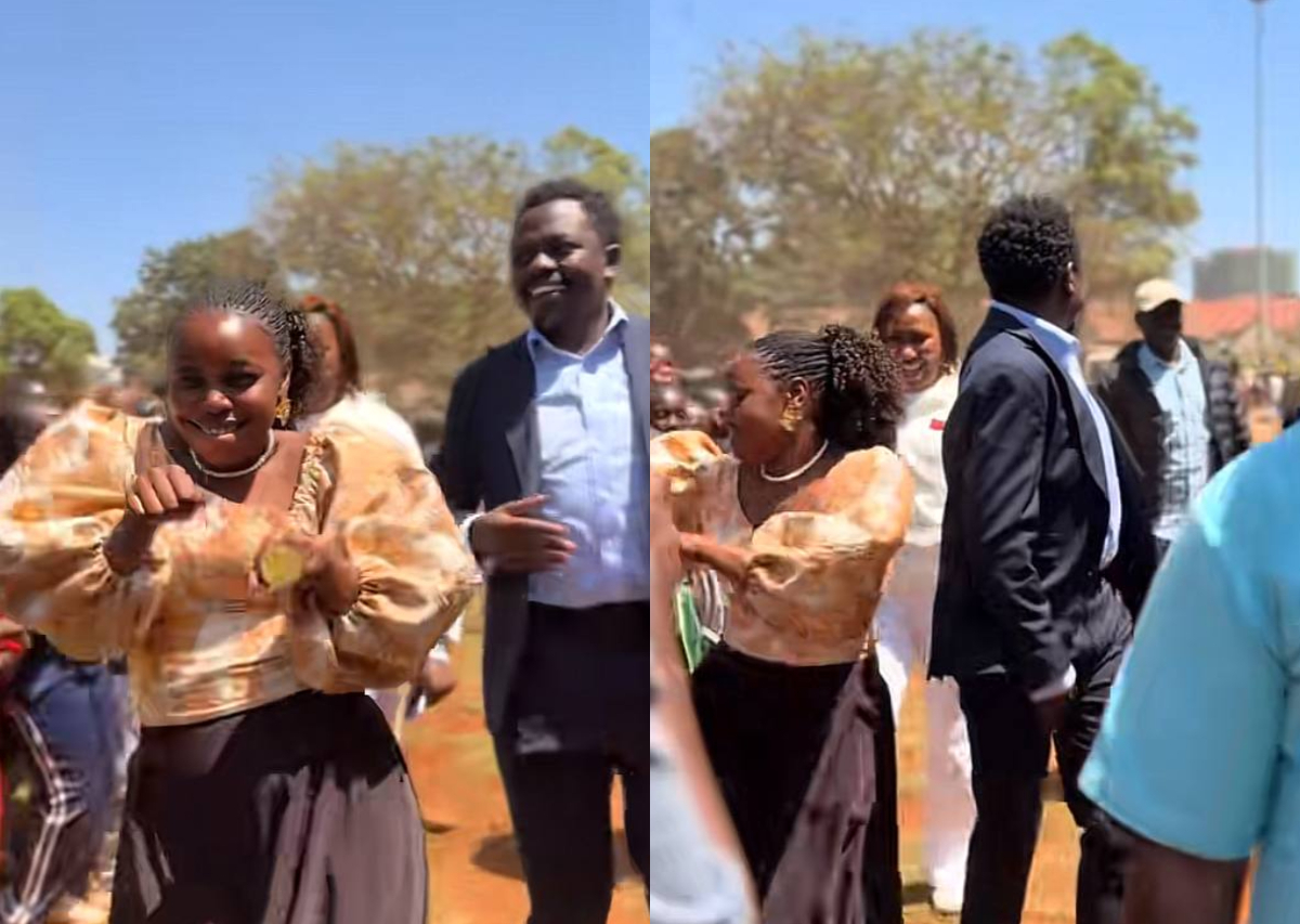 Tulikuwa happy: Tr Cillah speaks on cute dance she did in front of George Ruto during meetup