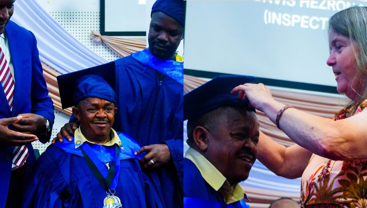 Inspekta Mwala breaks into happy dance after graduating and bagging 2 global awards