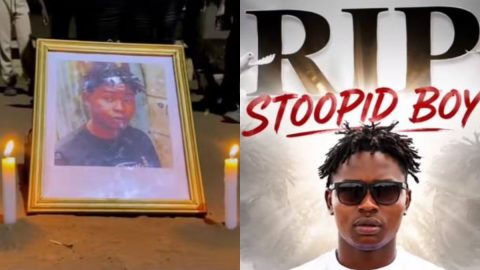 Kenyan Ghetto Kids hold first candle lighting for Stoopid Boy as 2 days pass since his death