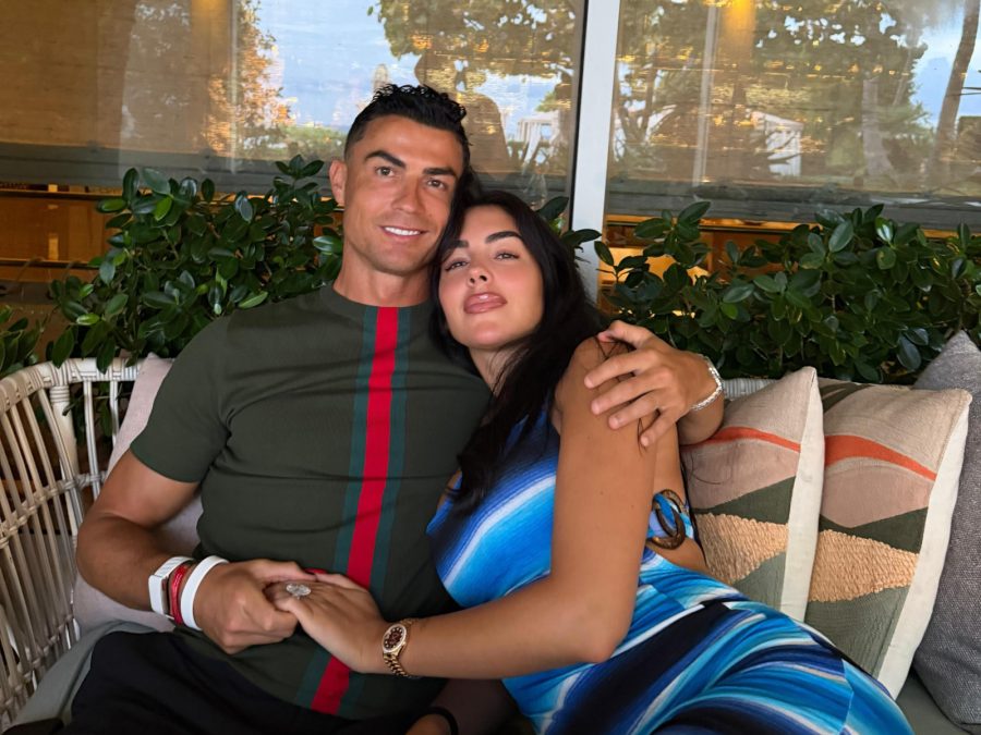 Georgina Rodríguez with her partner Cristiano Ronaldo. PHOTO/@georginagio/Instagram