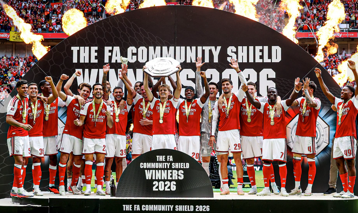 Arsenal 3-0 Man City: Gunners stun Premier League rivals to win Community Shield