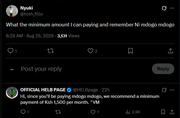 Post by HELB. Screengrab by K24 Digital from X/@HELBpage