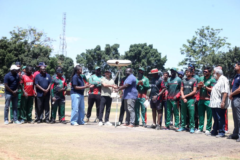 Cricket team Kenya was unveiled for the 2026 ILT20 in Rwanda on Friday, August 28, 2026 at the Ruaraka Sports Club. PHOTO/Cricket Kenya