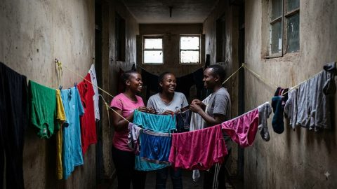 How drying clothes in dark apartment corridors puts you at risk of skin infections