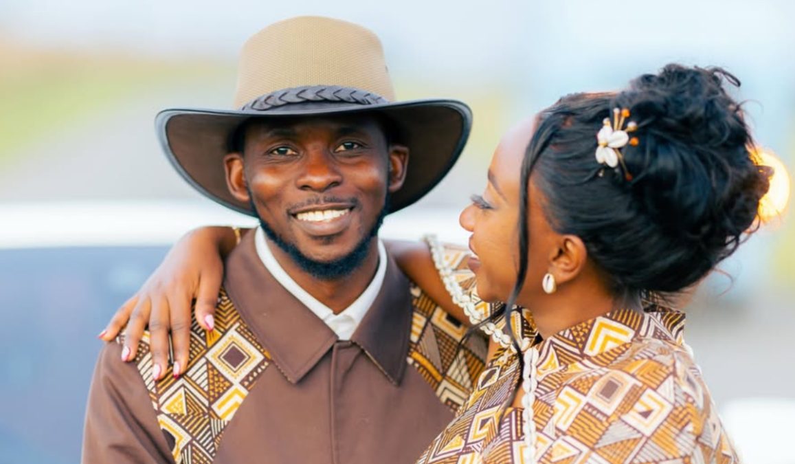 Charlene Ruto with Isaya Yunge during their traditional wedding. PHOTO/@charleneruto/Instagram