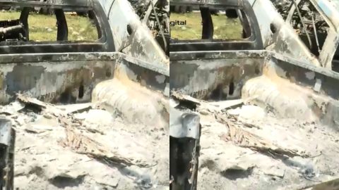 ‘Walitoa battery na milango wakachoma gari’ – Mediamax driver recounts how company’s Isuzu D-Max was torched in Homa Bay