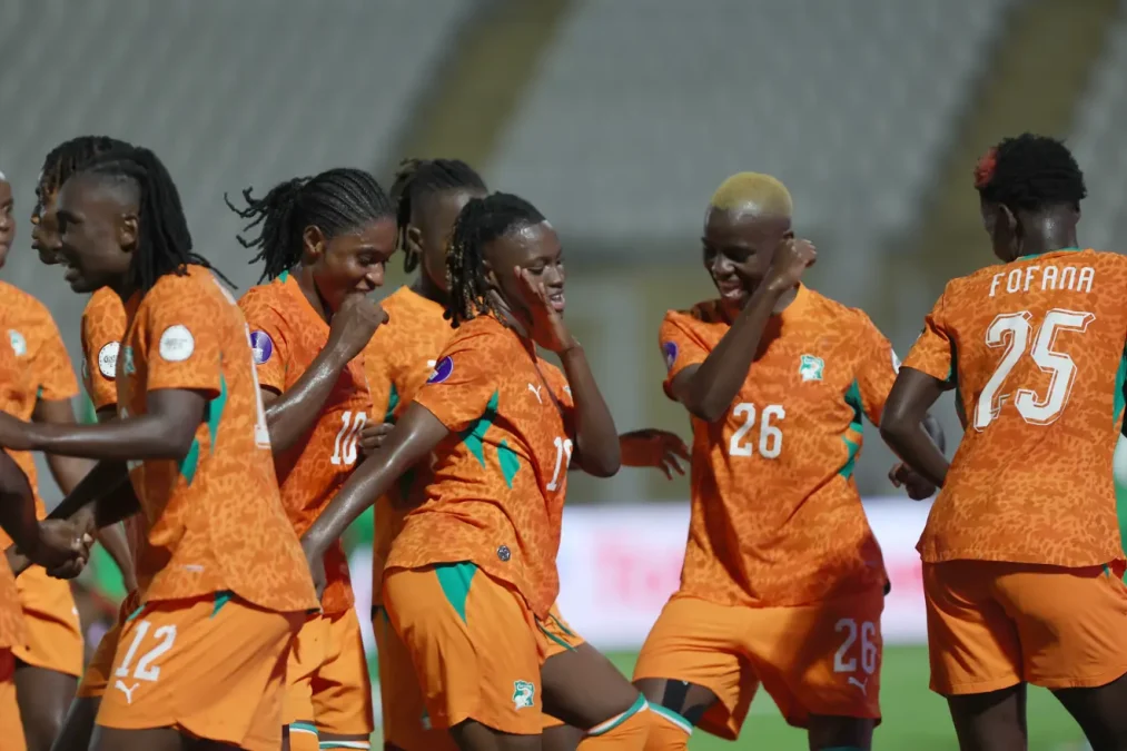Côte d’Ivoire players at the WAFCON 2026. PHOTO/https://www.cafonline.com