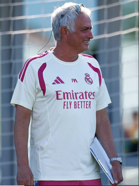 Real Madrid manager Jose Mourinho in training. PHOTO/https://www.facebook.com/RealMadrid/photos