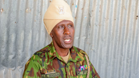 Meet Joseph Maigua, Akorino police officer now serving as an OCS