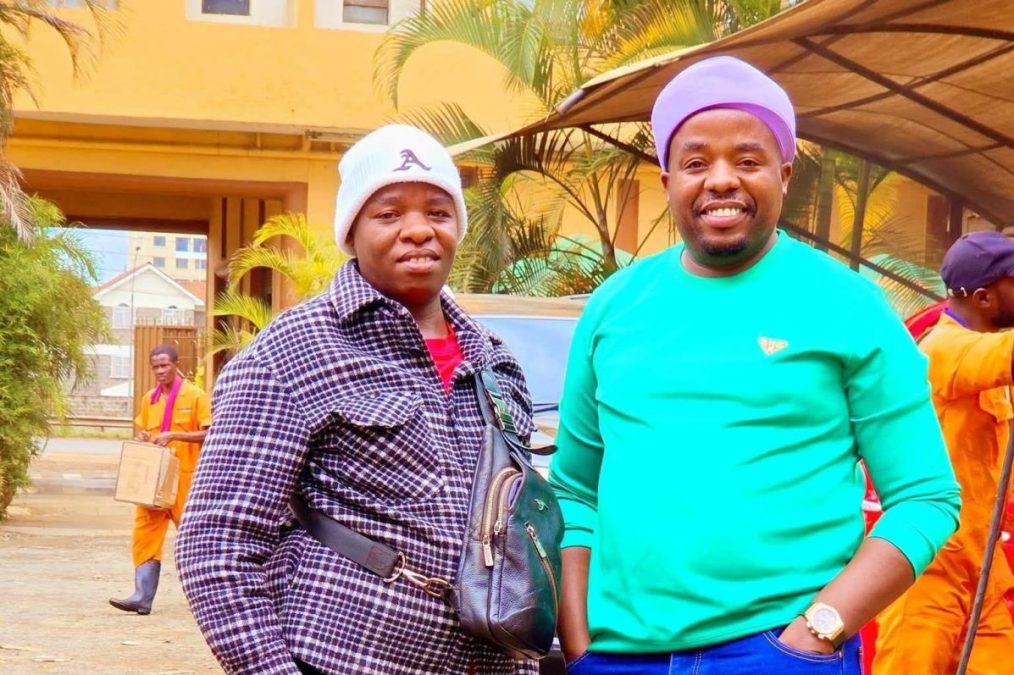 Karangu and his late brother Joshua Muraya. PHOTO/https://www.facebook.com/KaranguMurayaMc