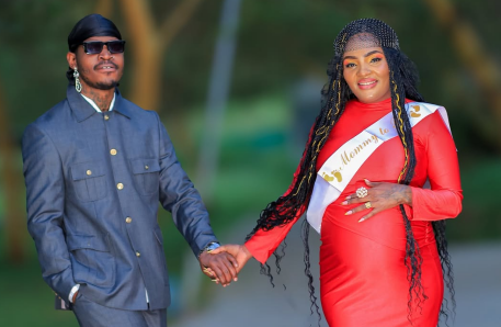Timmy TDat and his ex partner Kendi Kiremi during a pregnancy announcement shoot.PHOTO/timmytdat/Instagram