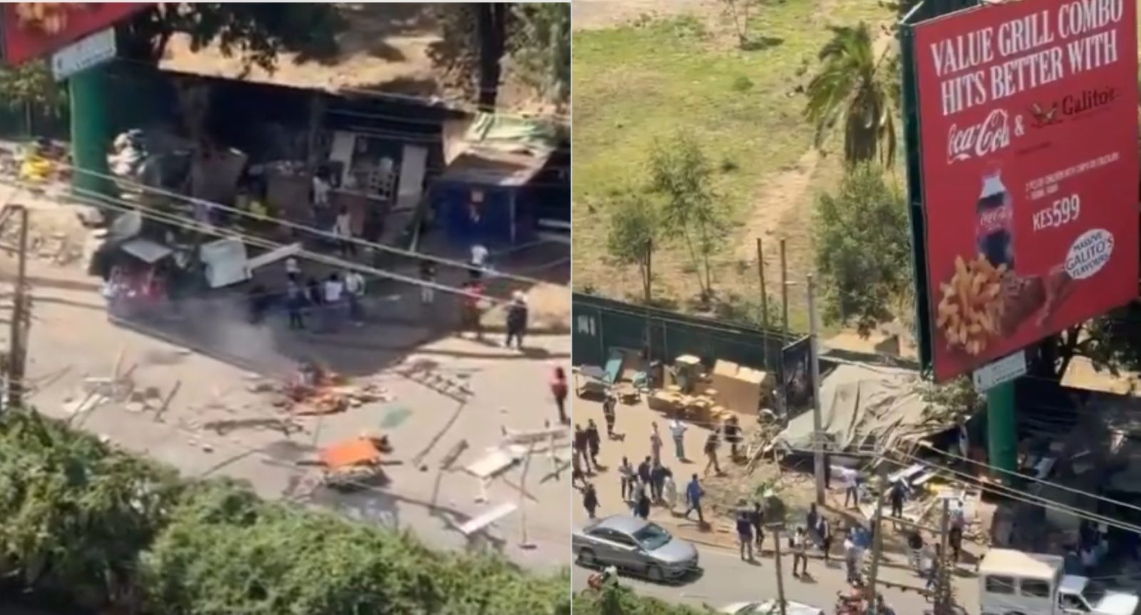 Activities on Nairobi's Argwings Kodhek Road disrupted as traders stage protests