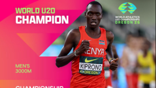 Emmanuel Kiprono breaks U20 World Championship record in Oregon