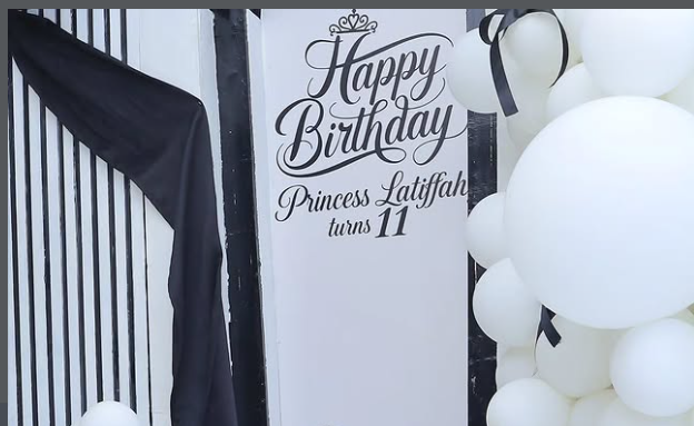 Latifah's birthday decor 