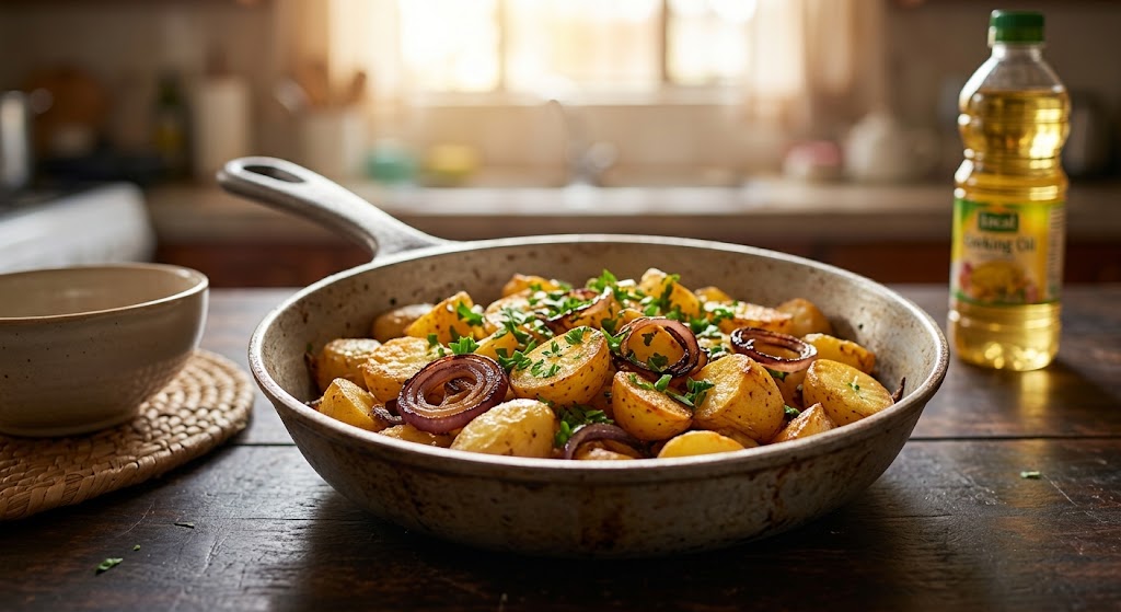 How to turn basic potatoes into crispy French Lyonnaise fries at home