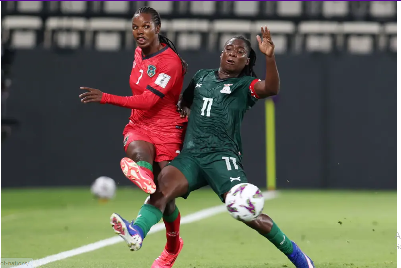 A 2026 WAFCON Group C action between Zambia and Malawi on Wednesday, August 5, 2026 in Morocco. PHOTO/https://www.cafonline.com