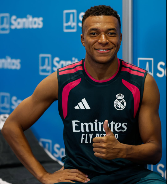 Real Madrid forward Kylian Mbappe. PHOTO/https://www.facebook.com/RealMadrid/photos