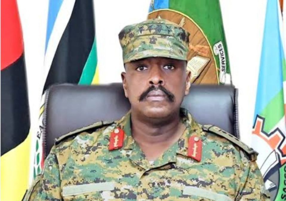 UPDF chief General Muhoozi Kainerugaba. PHOTO/@mkainerugaba/X