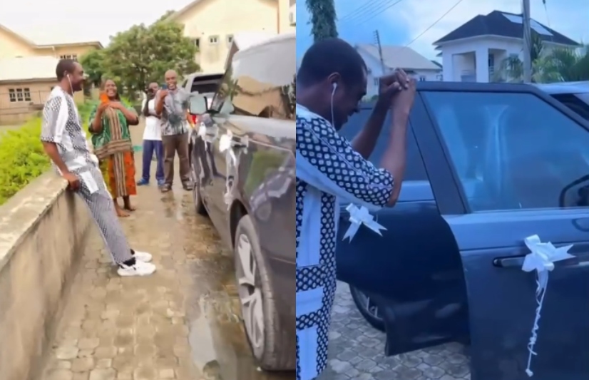 Pastor Jerry Eze surprises singer Nathaniel Bassey with brand-new Range Rover on 45th birthday