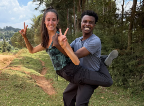 Skit maker Daniel Njugi reveals how his love story with Spanish girlfriend began