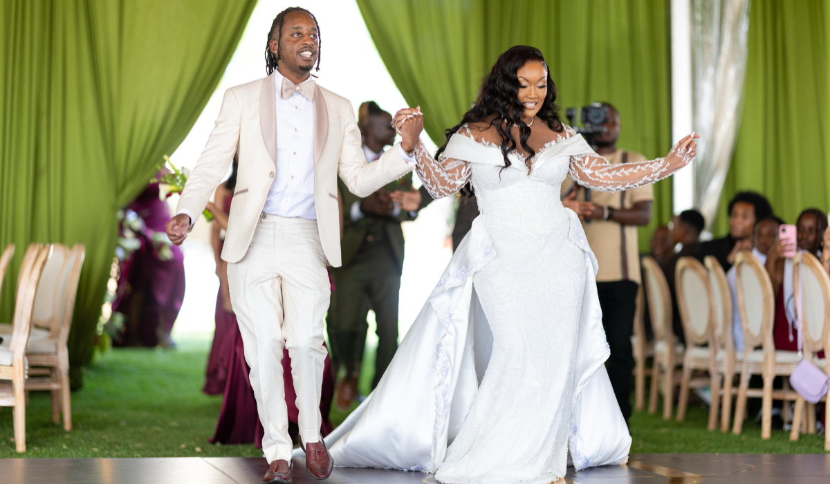Governor Waiguru's son Njuguna Waiguru weds lover Joanne Rodriguez in colourful ceremony