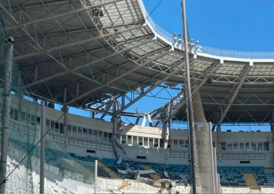 Russian attack damages Chornomorets Stadium ahead of Ukrainian Premier League match