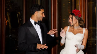 Man City star Omar Marmoush shares stunning wedding photos